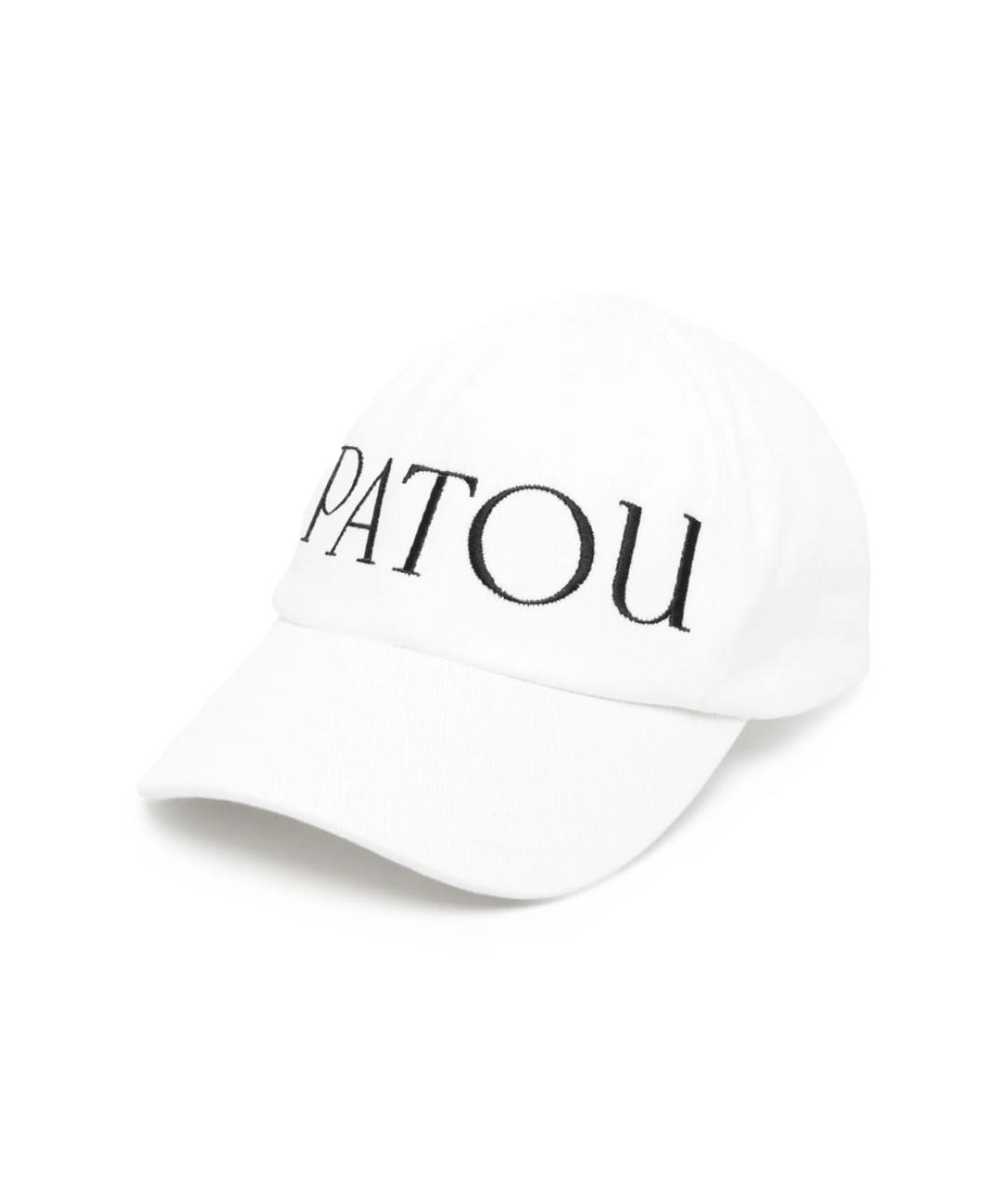 PATOU Белая хлопковая кепка/бейсболка, фото 1