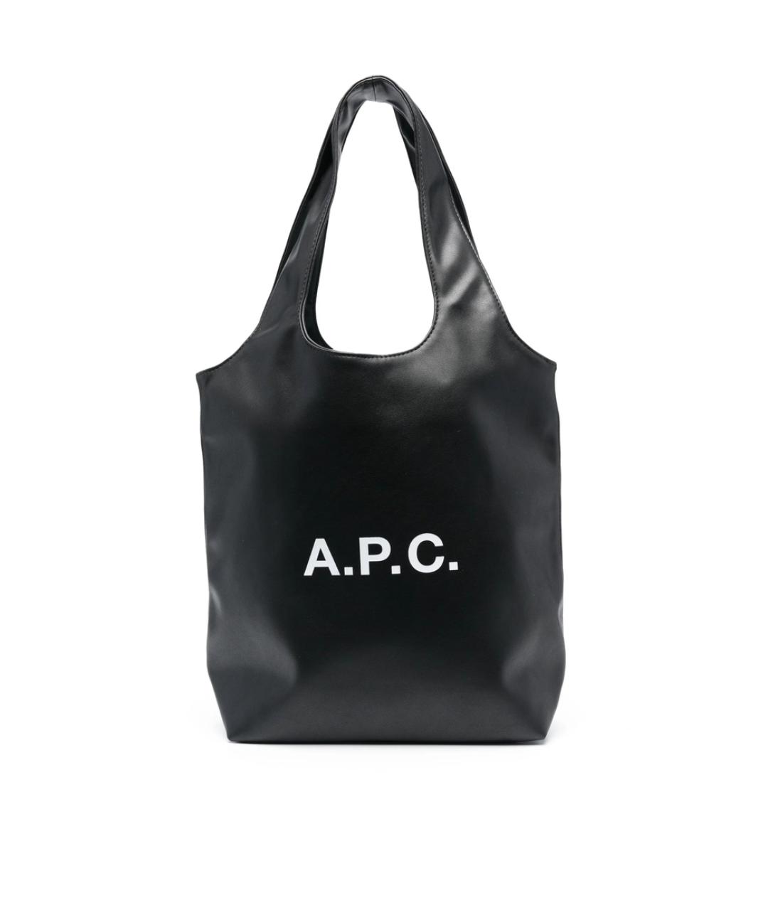 A.P.C. Черная сумка тоут, фото 1