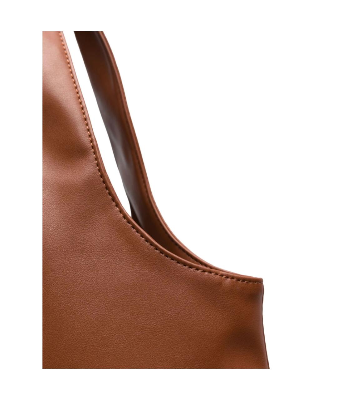 A.P.C. Коричневая сумка тоут из искусственной кожи, фото 5