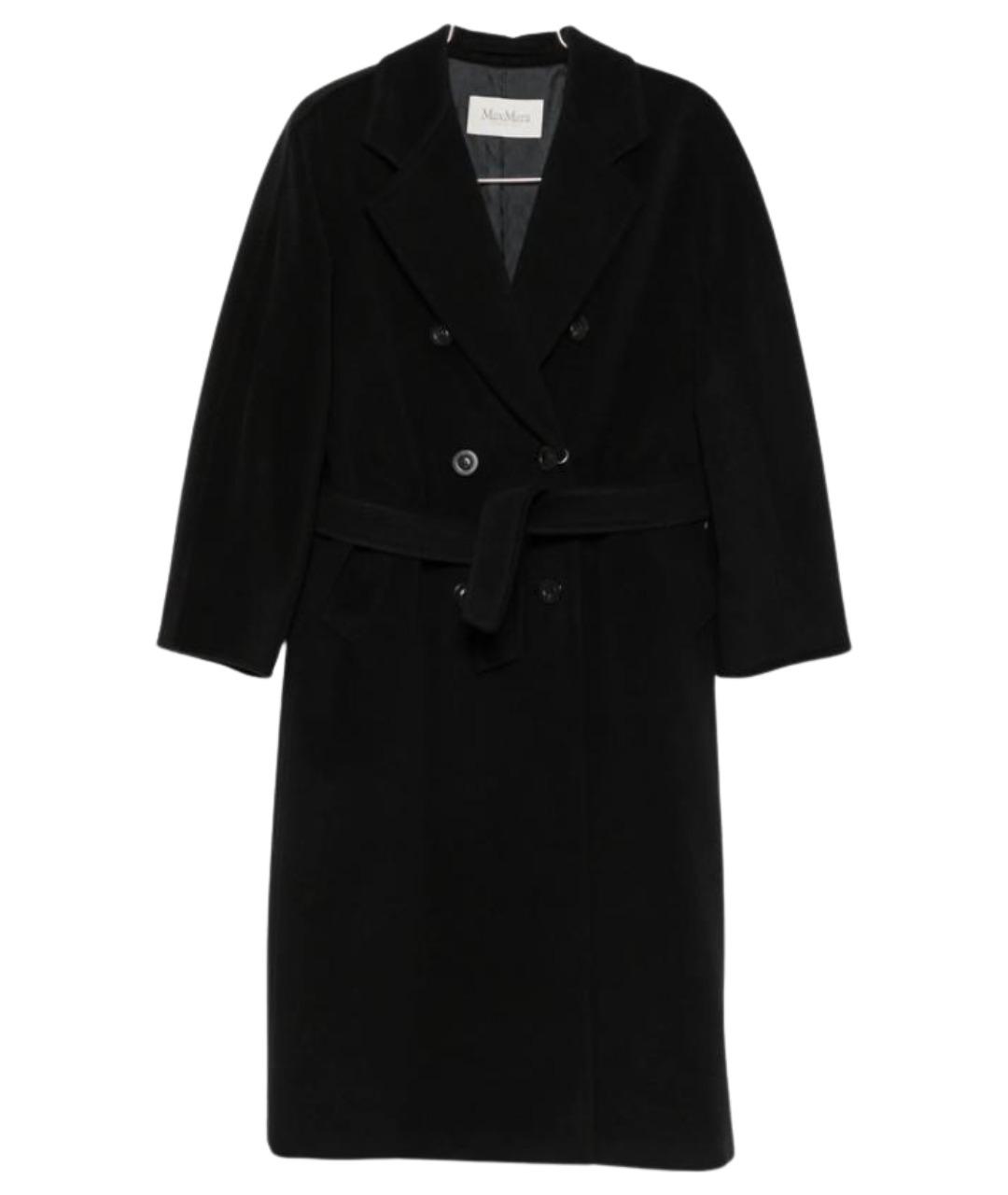MAX MARA Черное кашемировое пальто, фото 1
