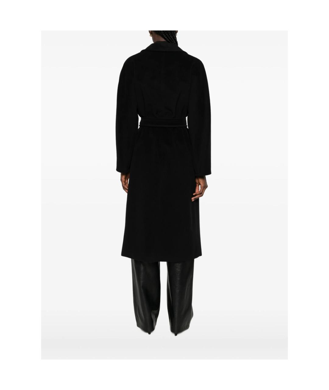 MAX MARA Черное кашемировое пальто, фото 4