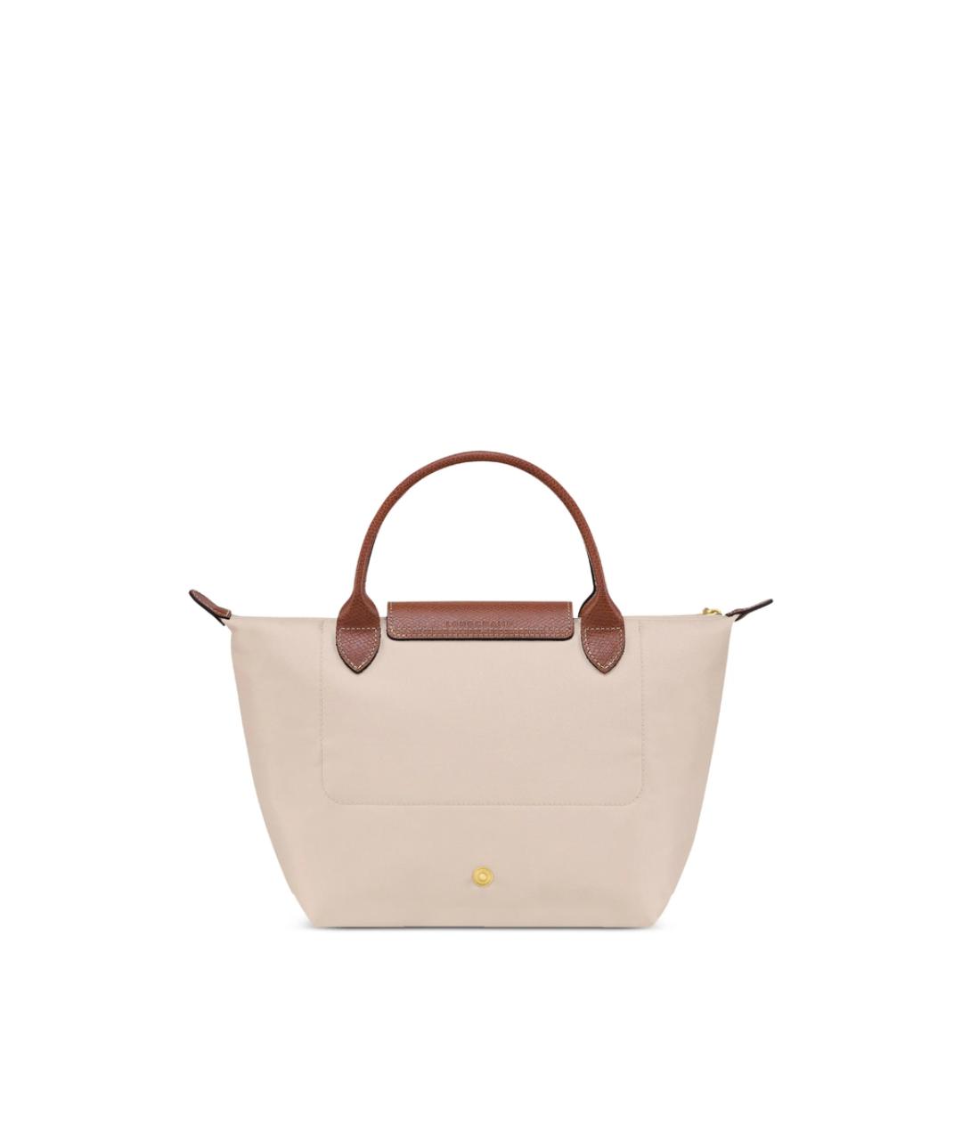 LONGCHAMP Бежевая тканевая сумка тоут, фото 4