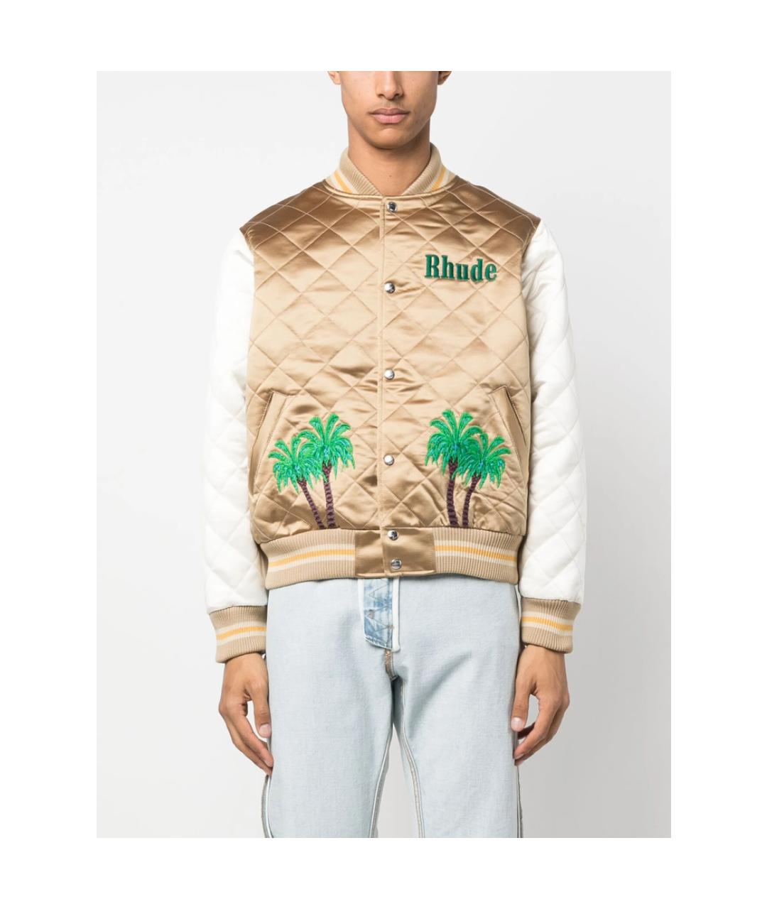 RHUDE Бежевая куртка, фото 4
