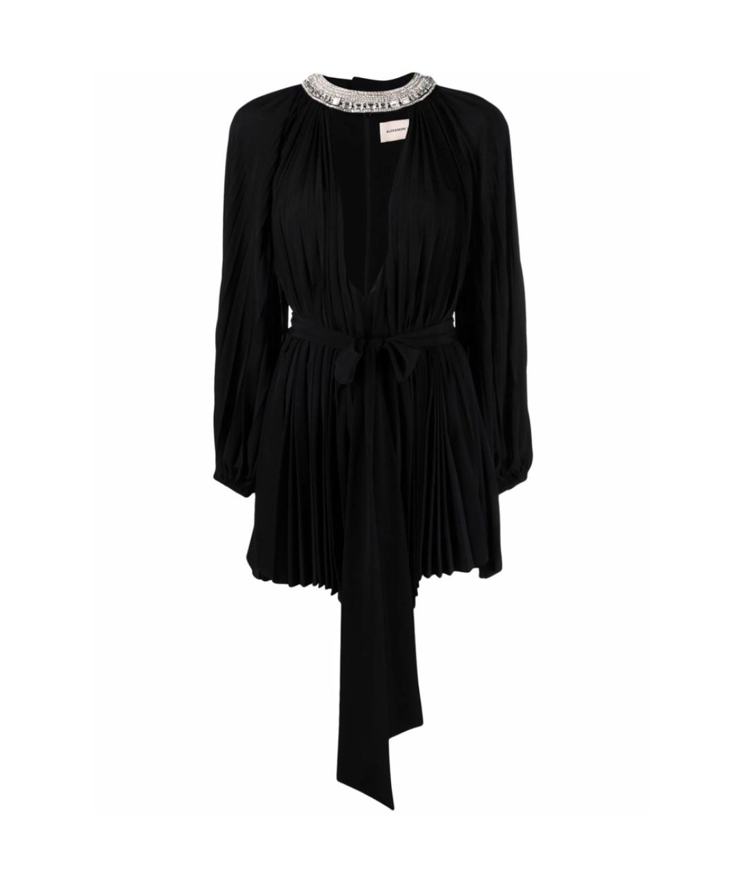 ALEXANDRE VAUTHIER Черное полиэстеровое коктейльное платье, фото 1