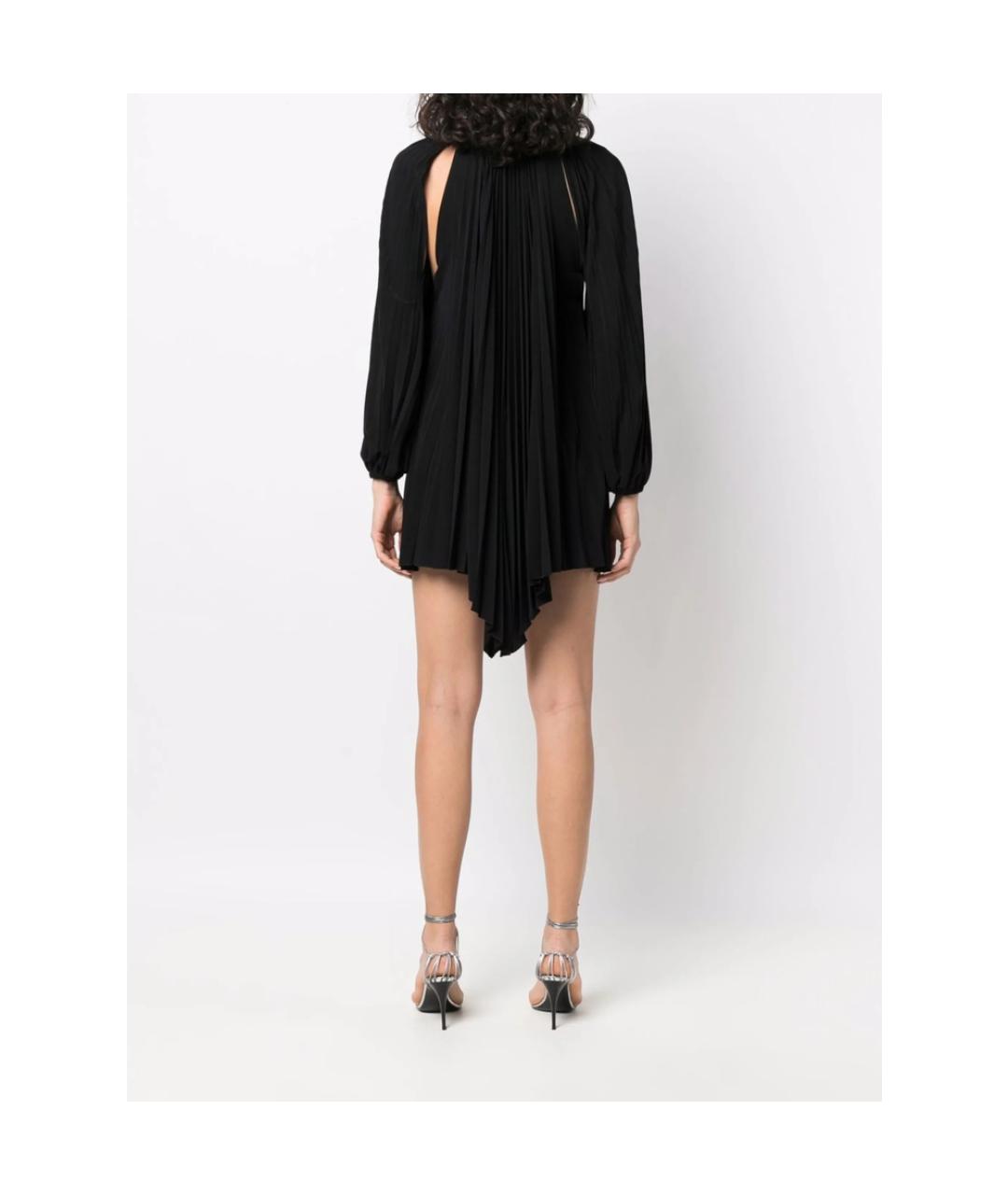 ALEXANDRE VAUTHIER Черное полиэстеровое коктейльное платье, фото 3