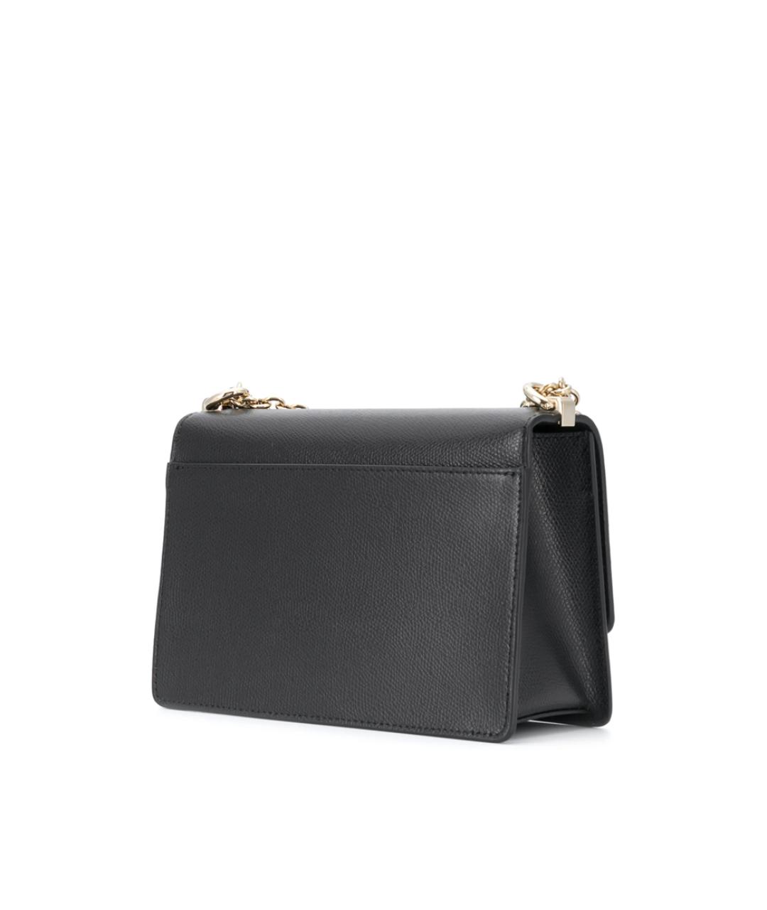 FURLA Черная кожаная сумка через плечо, фото 4