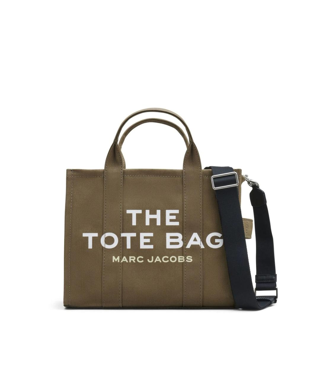 MARC JACOBS Хаки тканевая сумка тоут, фото 1
