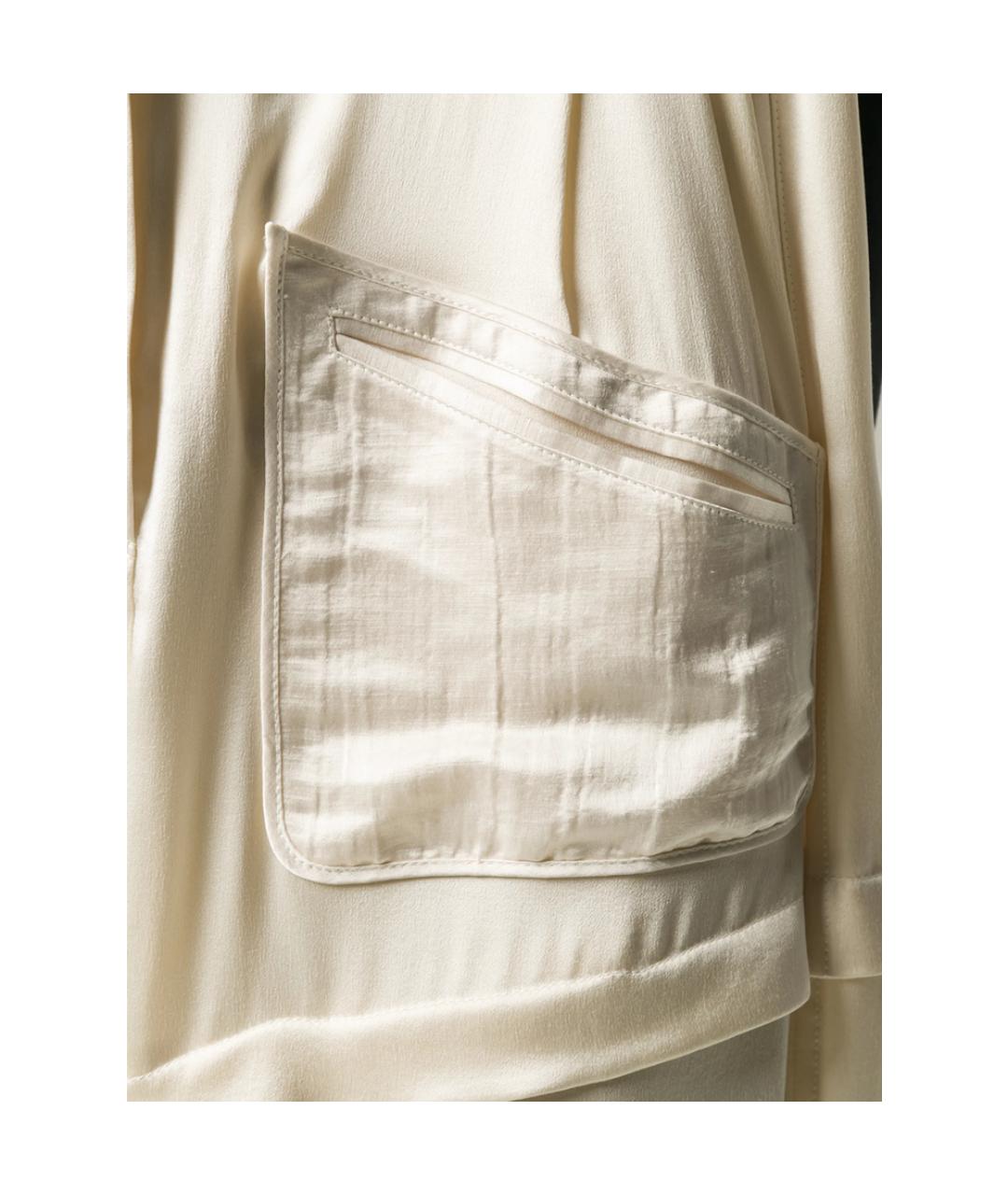 LANVIN Бежевые льняные брюки широкие, фото 2