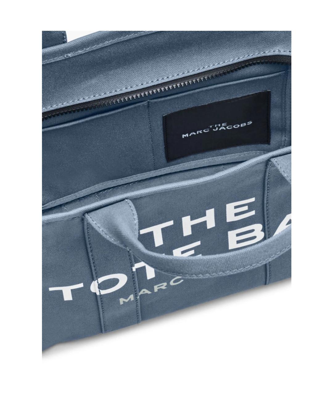 MARC JACOBS Синяя тканевая сумка тоут, фото 6