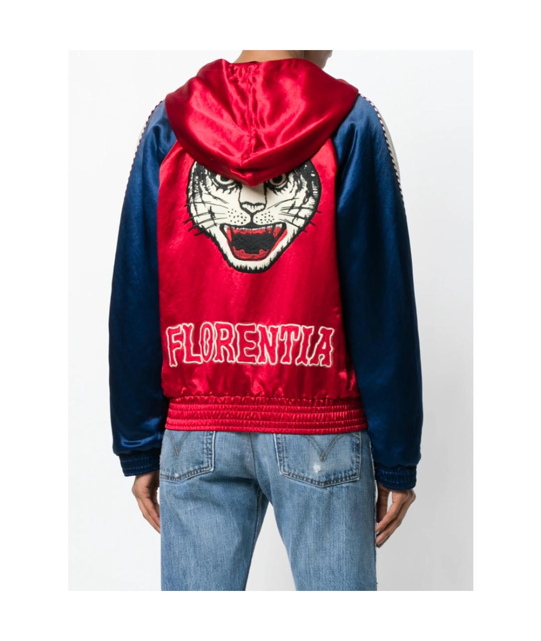 GUCCI Мульти полиэстеровая куртка, фото 4