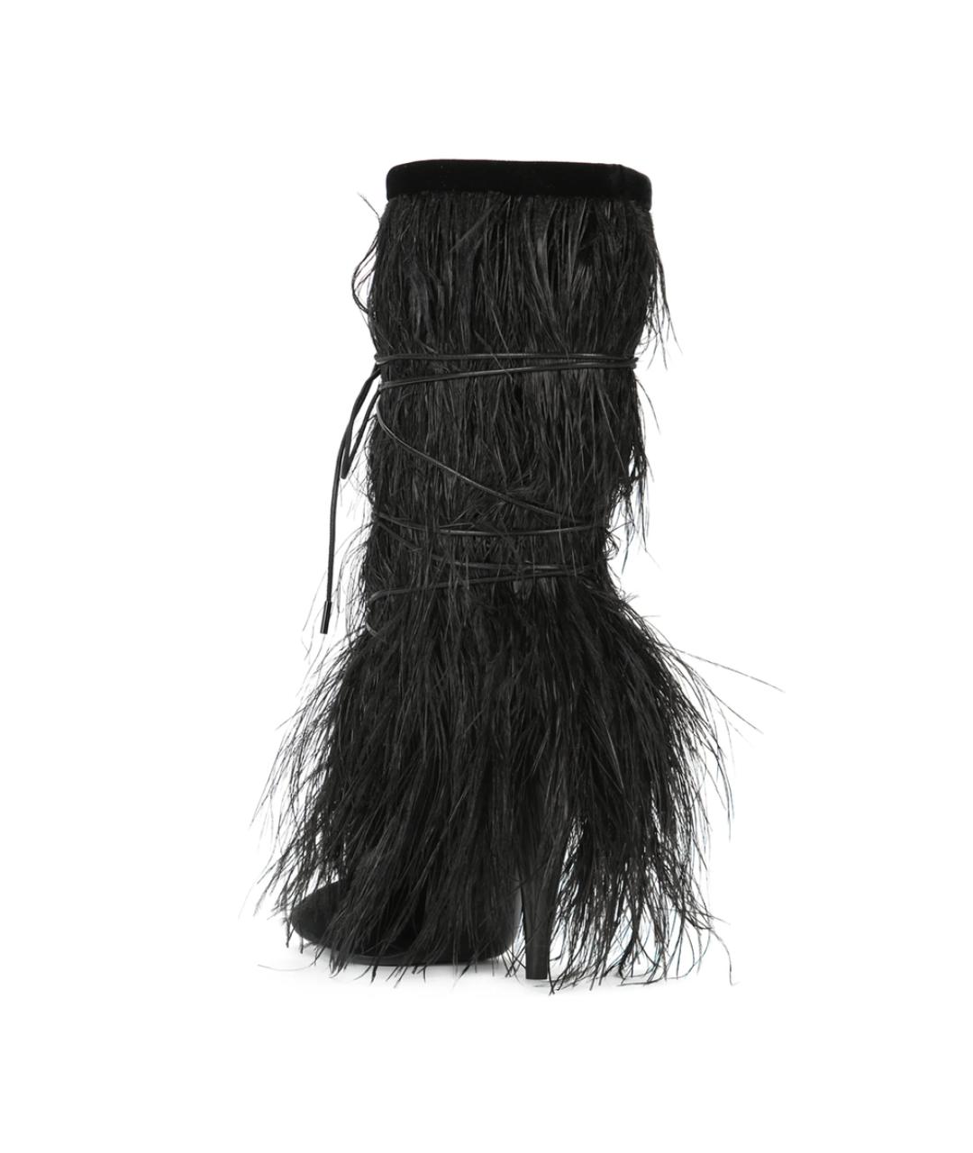 SAINT LAURENT Черные сапоги, фото 3