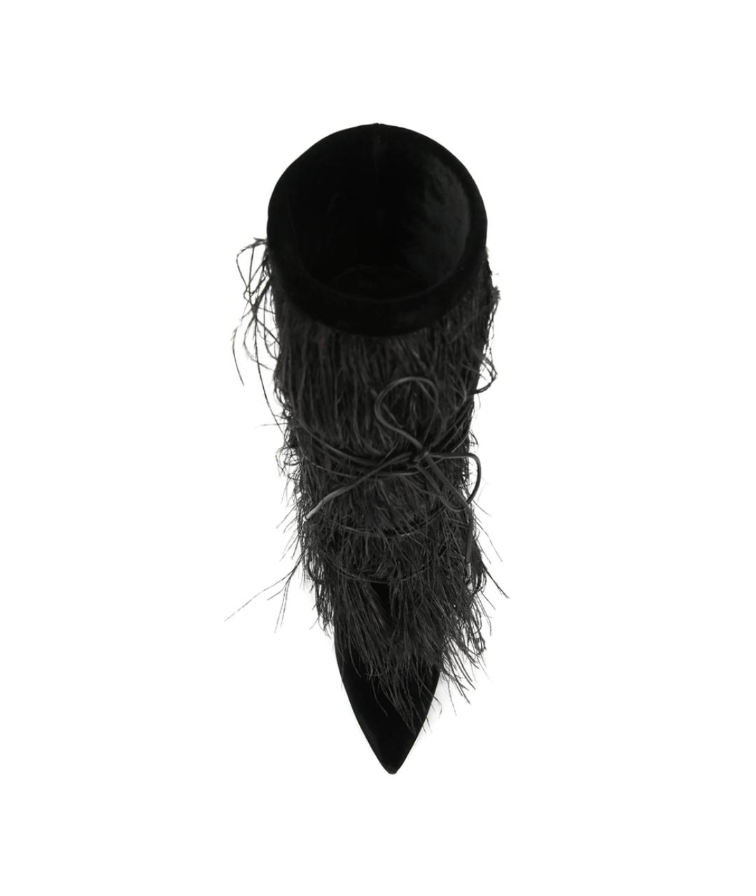 SAINT LAURENT Черные сапоги, фото 4