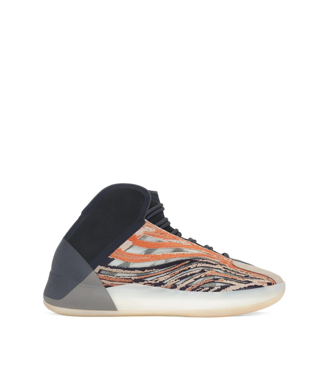 ADIDAS YEEZY Мульти синтетические высокие кроссовки / кеды, фото 1