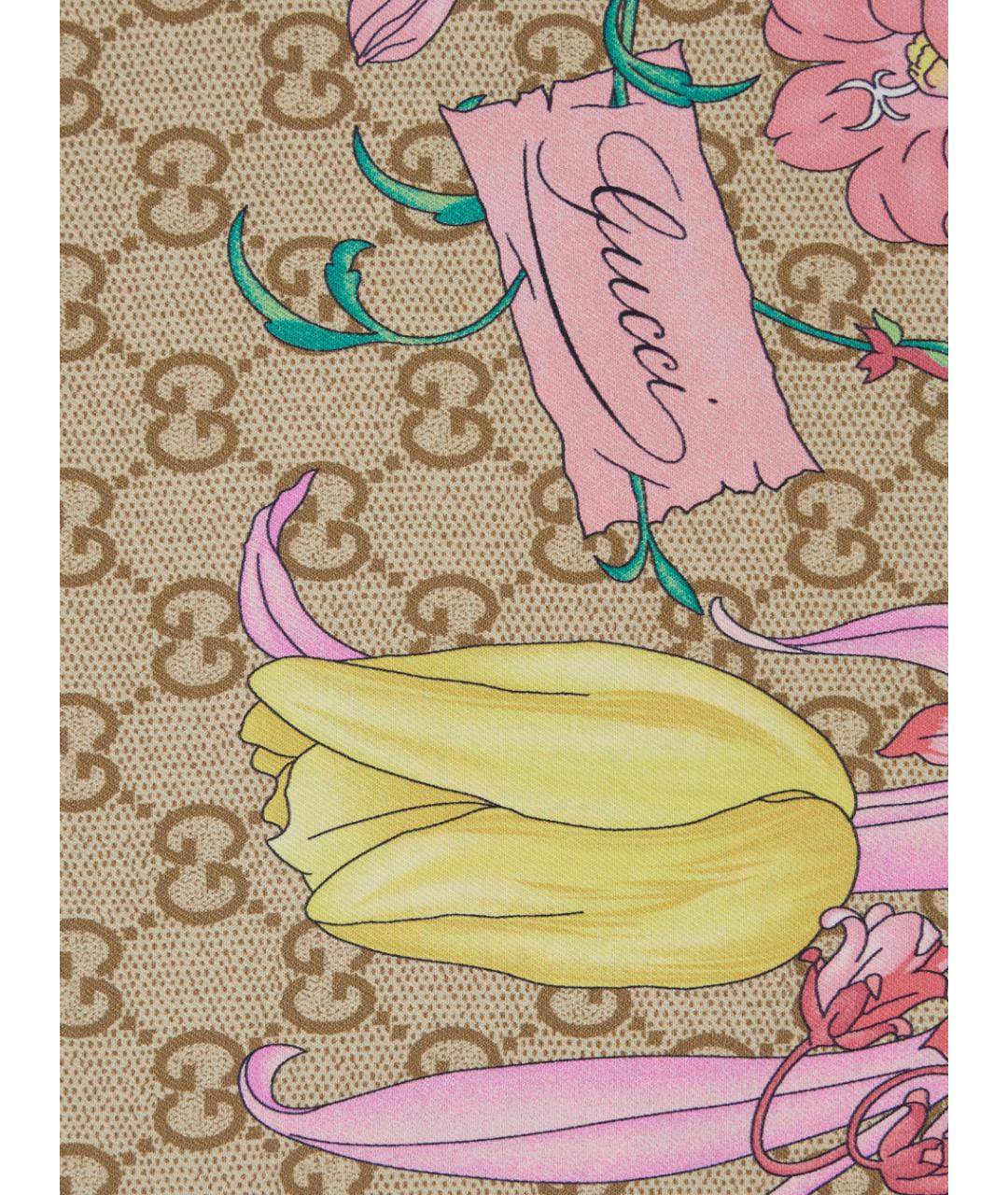 GUCCI Мульти шелковый шарф, фото 2