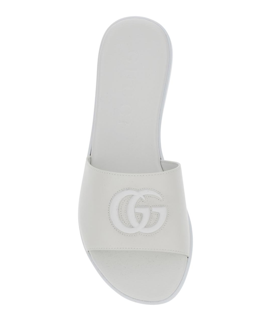 GUCCI Белые сандалии, фото 4