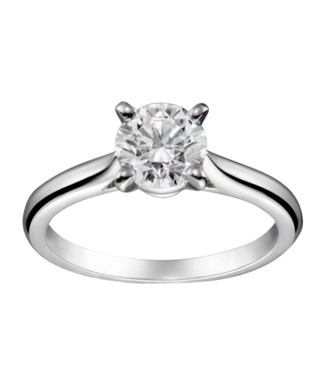 CARTIER Серебряное платиновое кольцо, фото 1