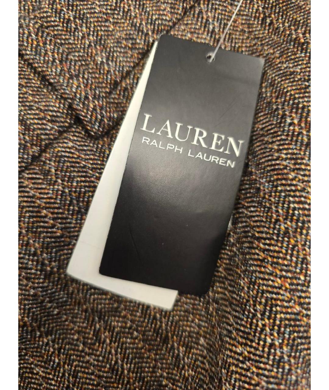 RALPH LAUREN Коричневые шерстяные кюлоты, фото 5