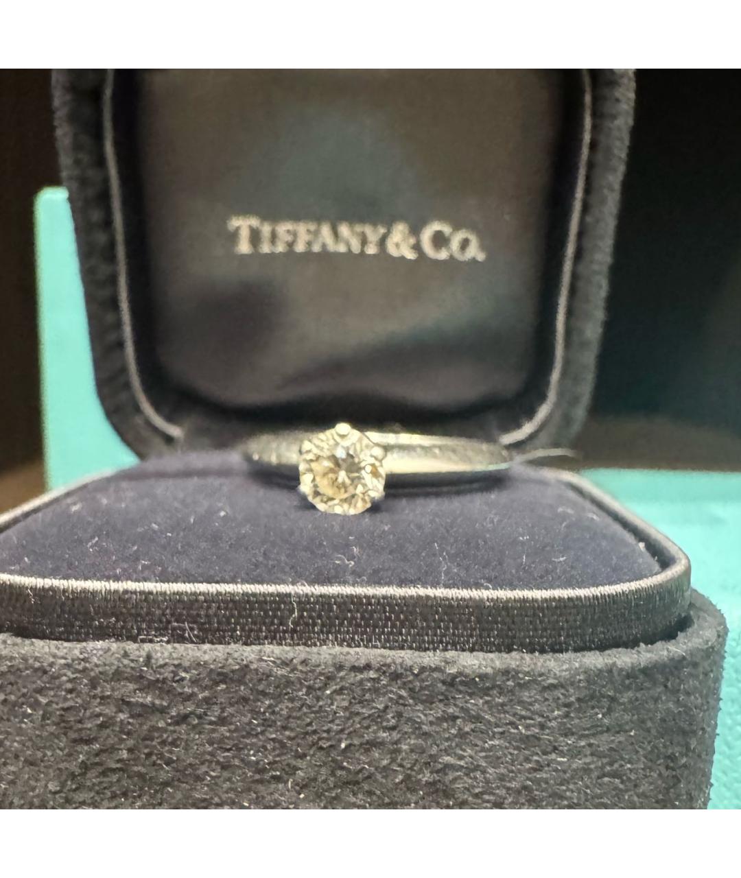 TIFFANY&CO Серебряное платиновое кольцо, фото 5