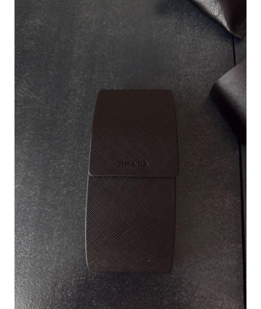PRADA Белые пластиковые солнцезащитные очки, фото 4