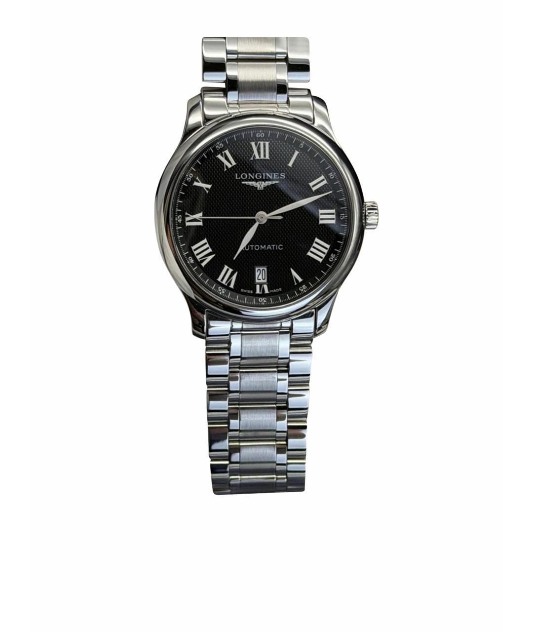 LONGINES Черные стальные часы, фото 1