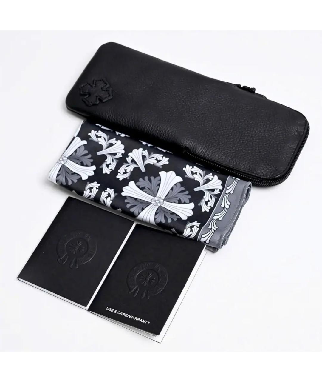 CHROME HEARTS Белые металлические солнцезащитные очки, фото 7