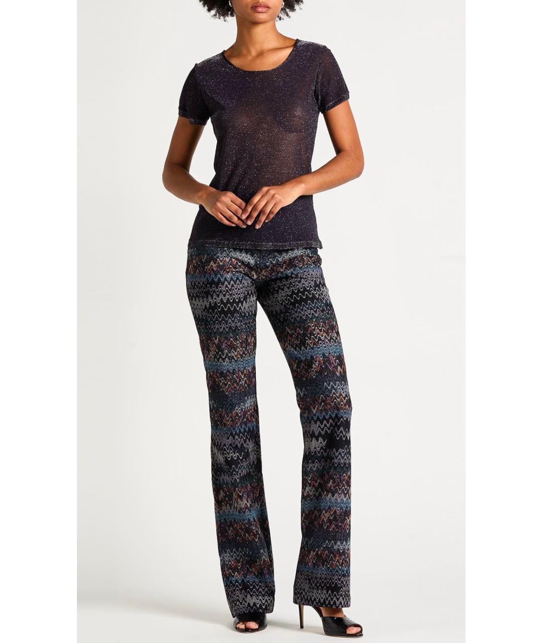 MISSONI Мульти вискозные прямые брюки, фото 2