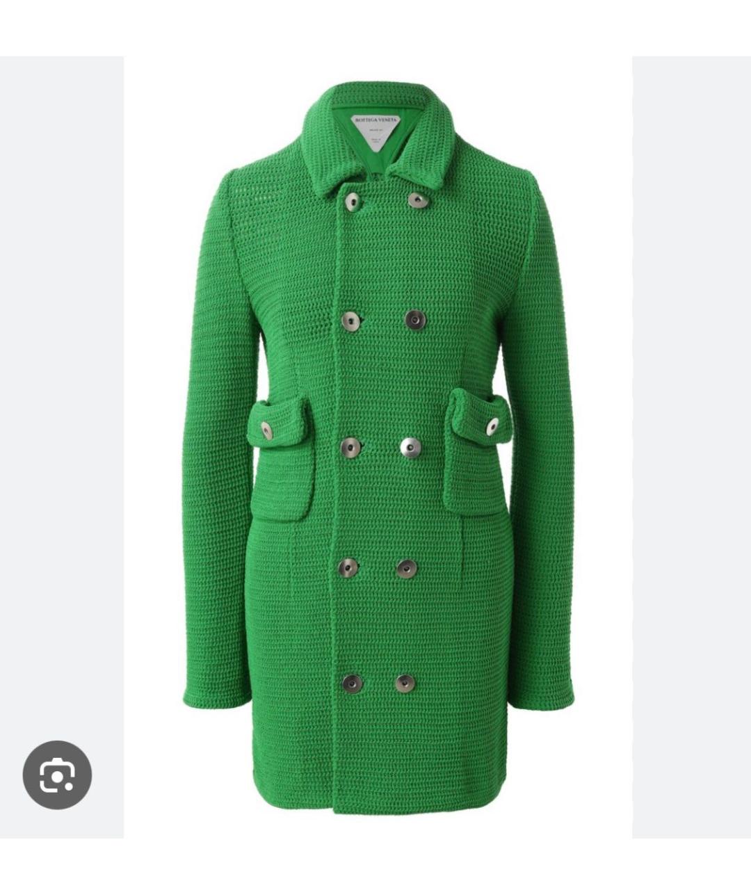 BOTTEGA VENETA Зеленый хлопковый жакет/пиджак, фото 9