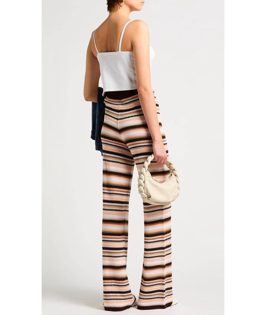 MISSONI Мульти хлопковые брюки широкие, фото 3