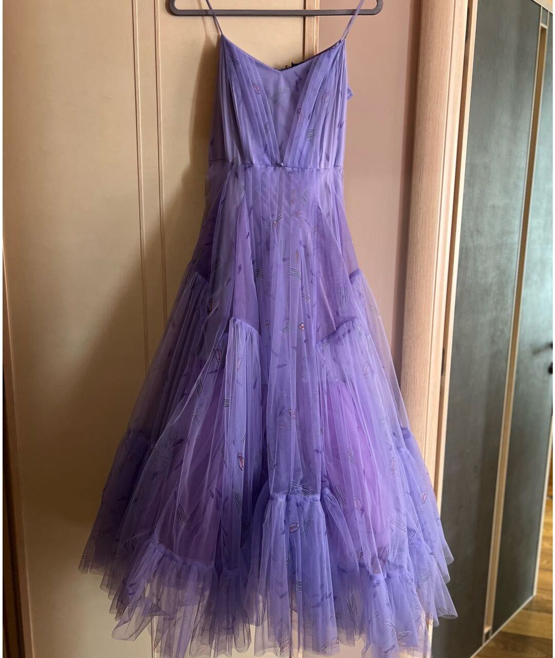 ALENA AKHMADULLINA Фиолетовое повседневное платье, фото 7