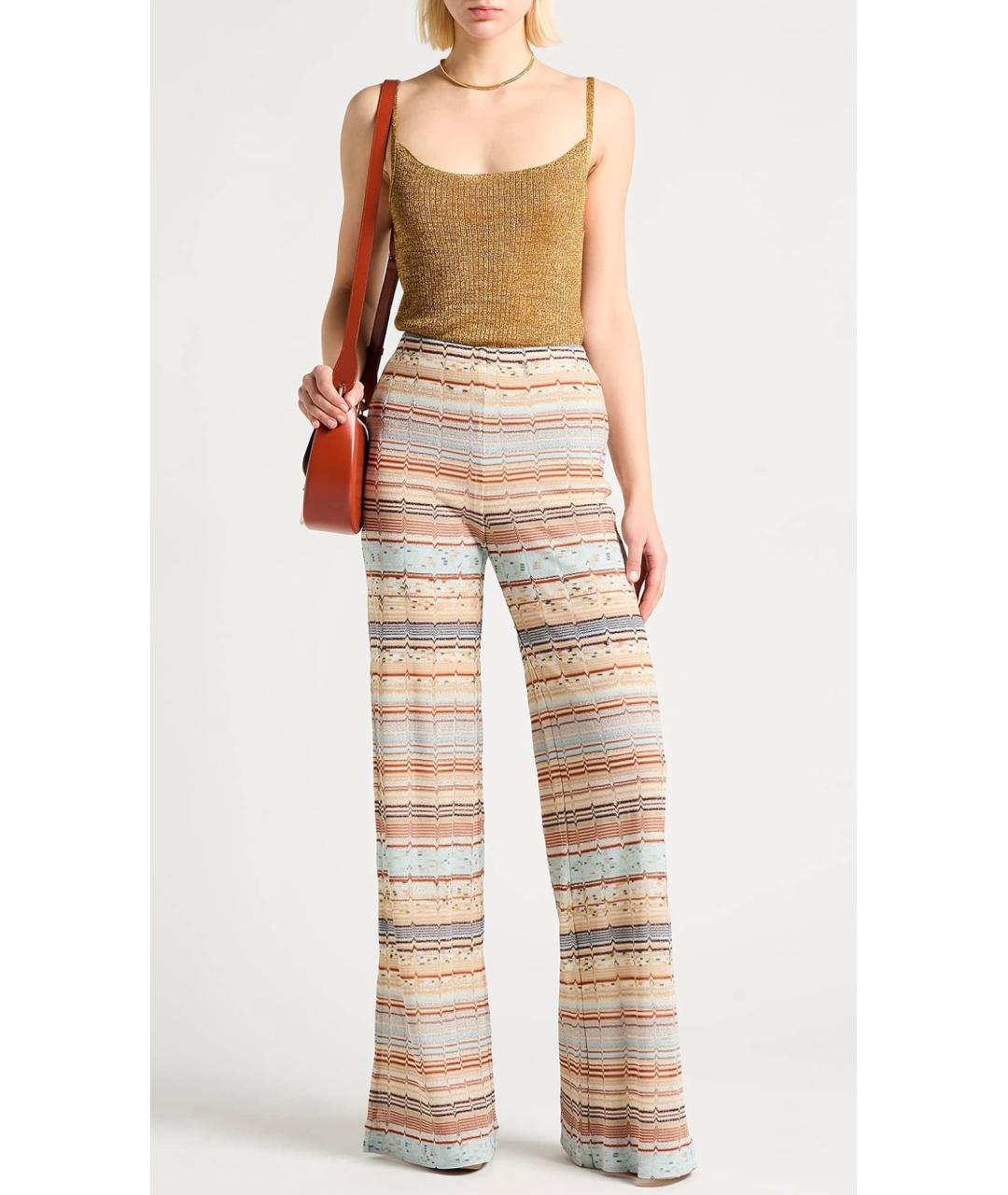 MISSONI Мульти вискозные брюки широкие, фото 2