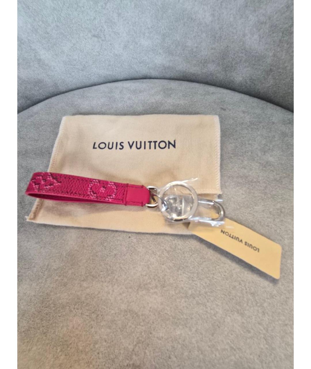 LOUIS VUITTON Розовый брелок, фото 4