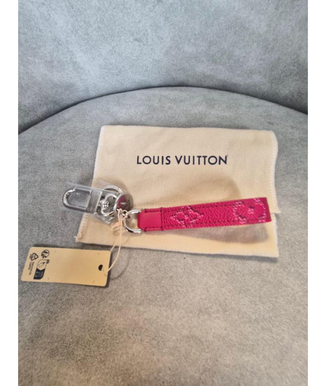 LOUIS VUITTON Розовый брелок, фото 2