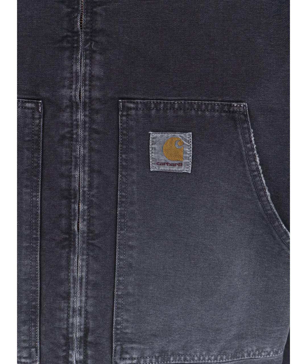 CARHARTT WIP Черная хлопковая куртка, фото 3