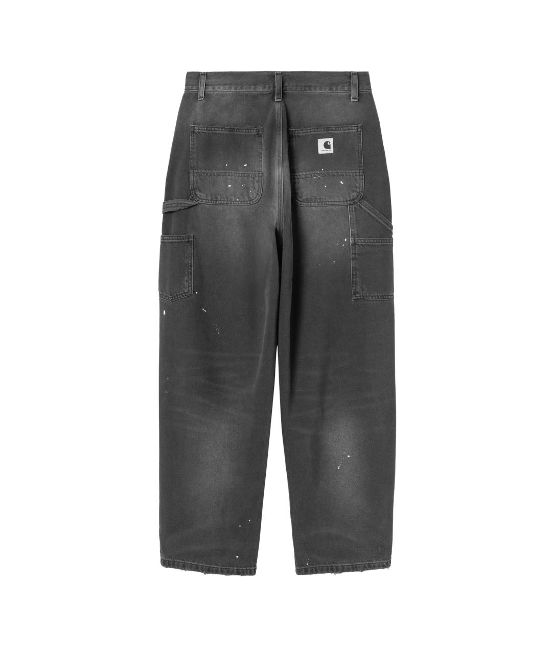 CARHARTT WIP Черные хлопковые прямые джинсы, фото 2
