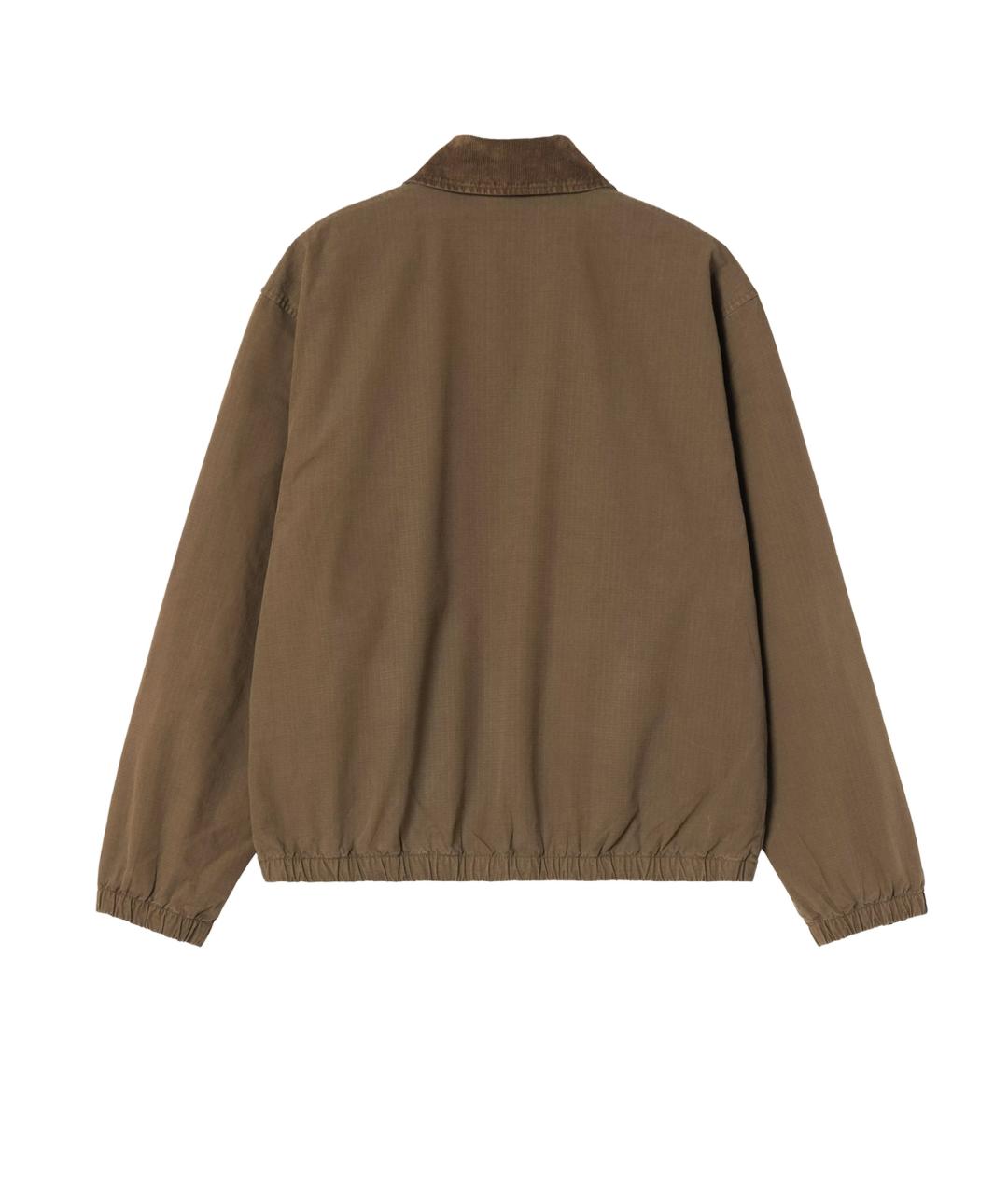 CARHARTT WIP Коричневая хлопковая куртка, фото 2