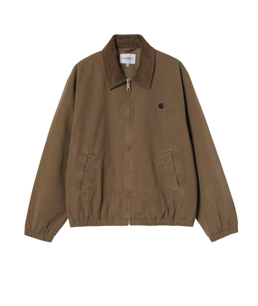 CARHARTT WIP Коричневая хлопковая куртка, фото 1
