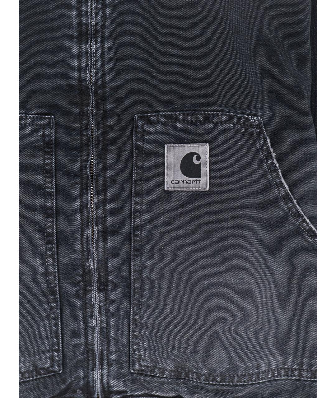 CARHARTT WIP Черная хлопковая куртка, фото 3