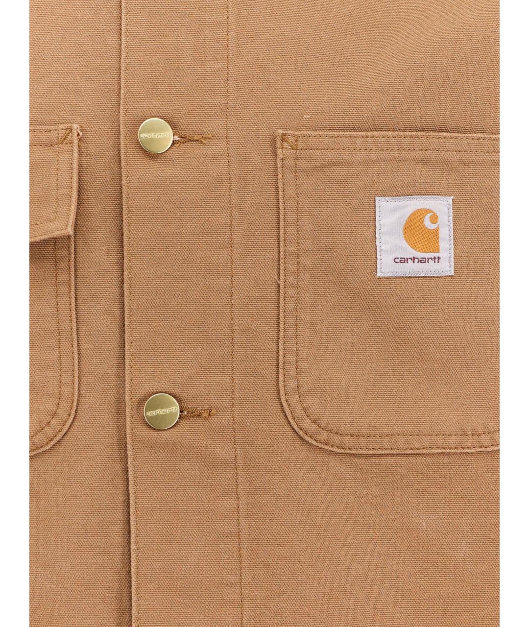 CARHARTT WIP Горчичная хлопковая куртка, фото 3