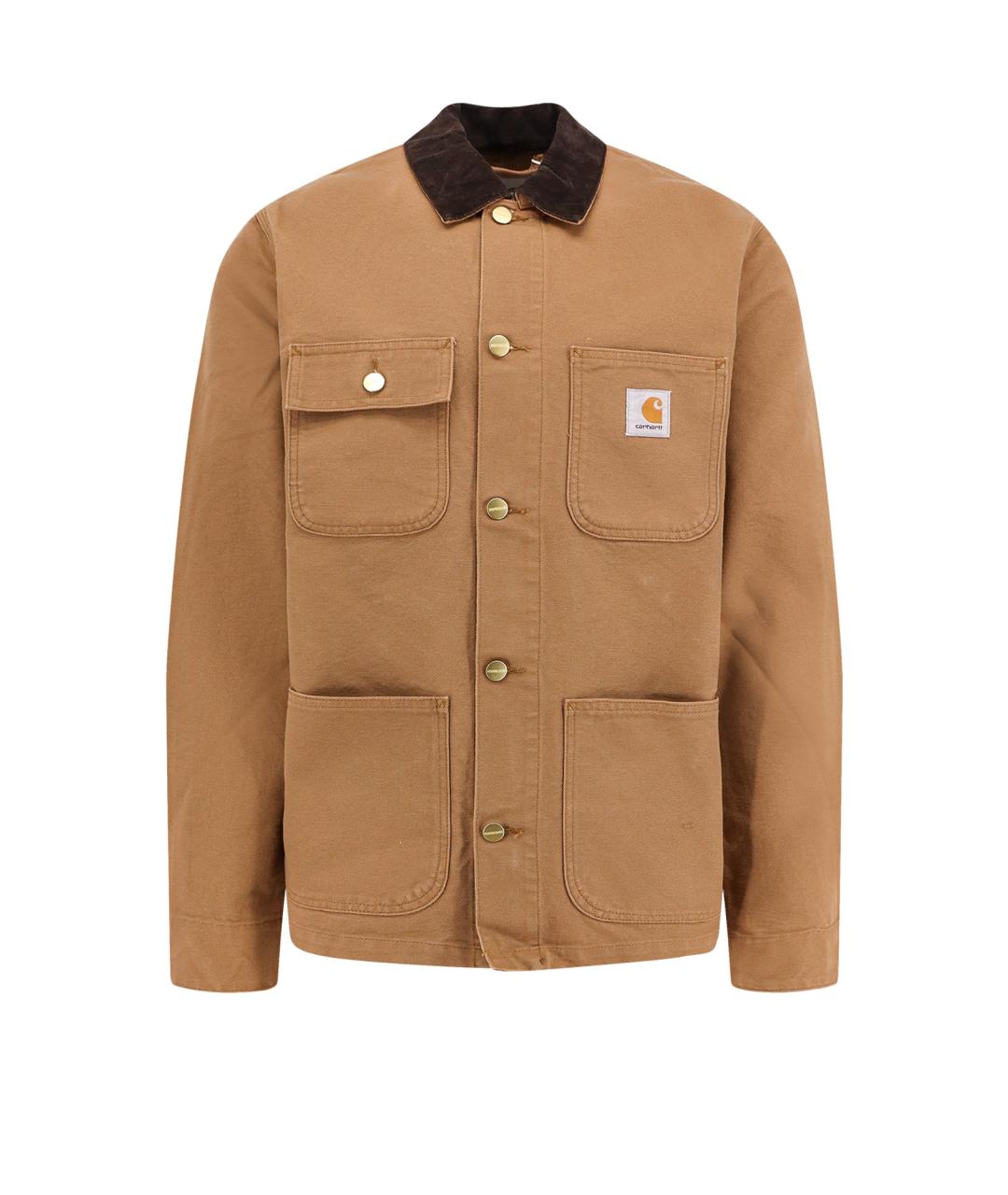 CARHARTT WIP Горчичная хлопковая куртка, фото 1