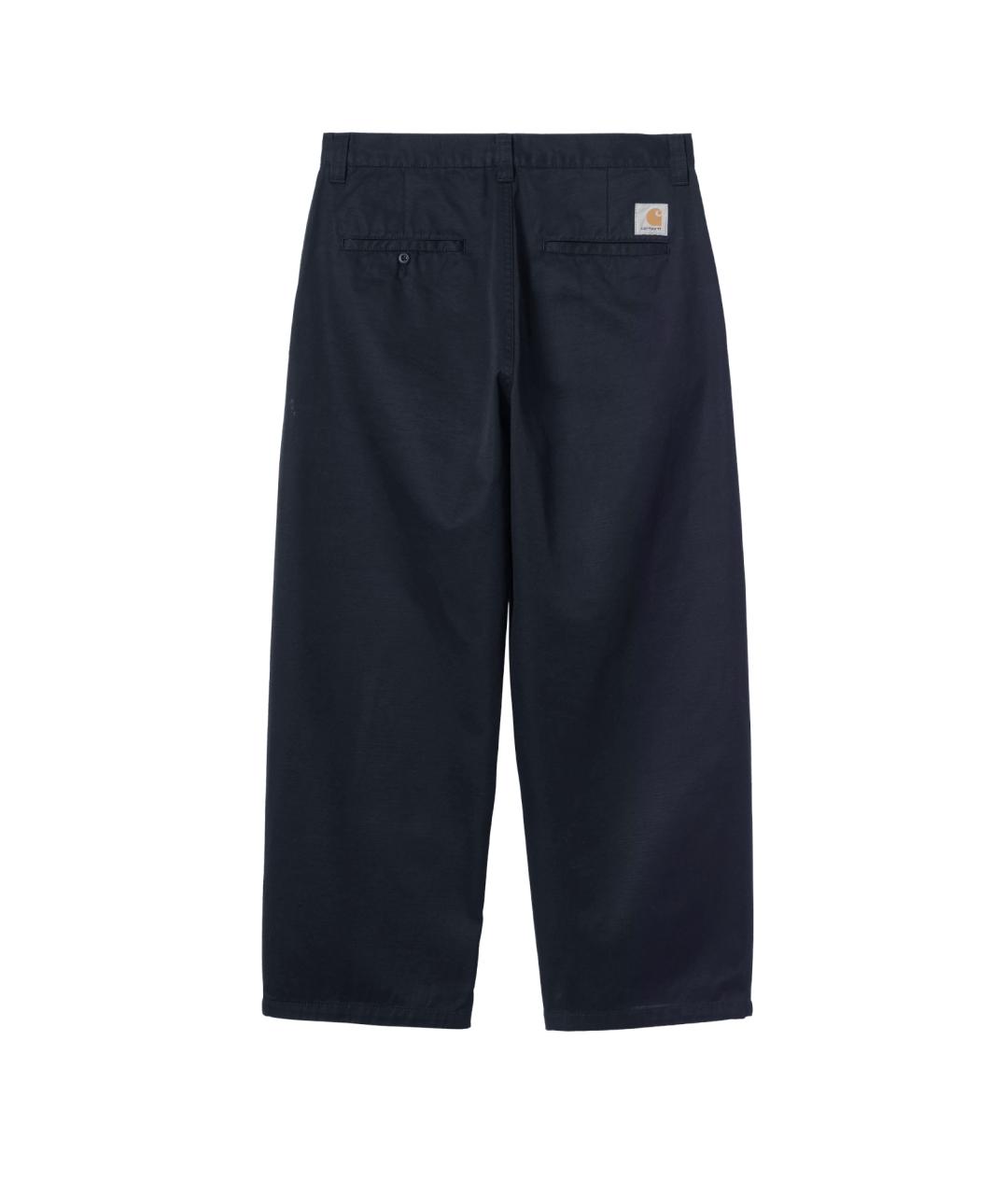 CARHARTT WIP Темно-синие хлопковые повседневные брюки, фото 2