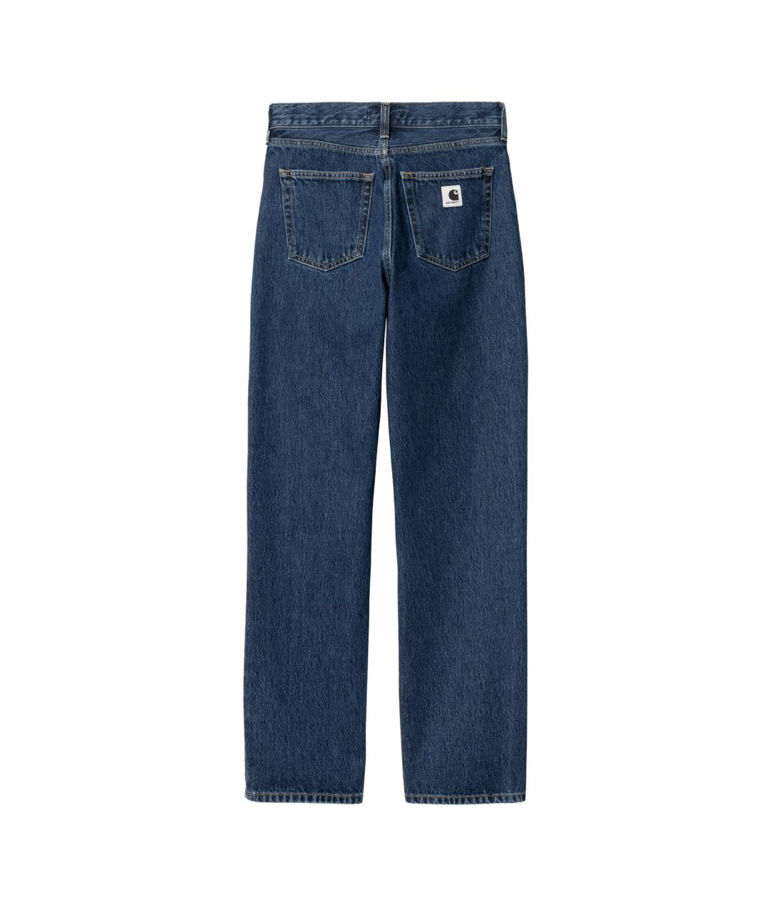CARHARTT WIP Синие хлопковые прямые джинсы, фото 2