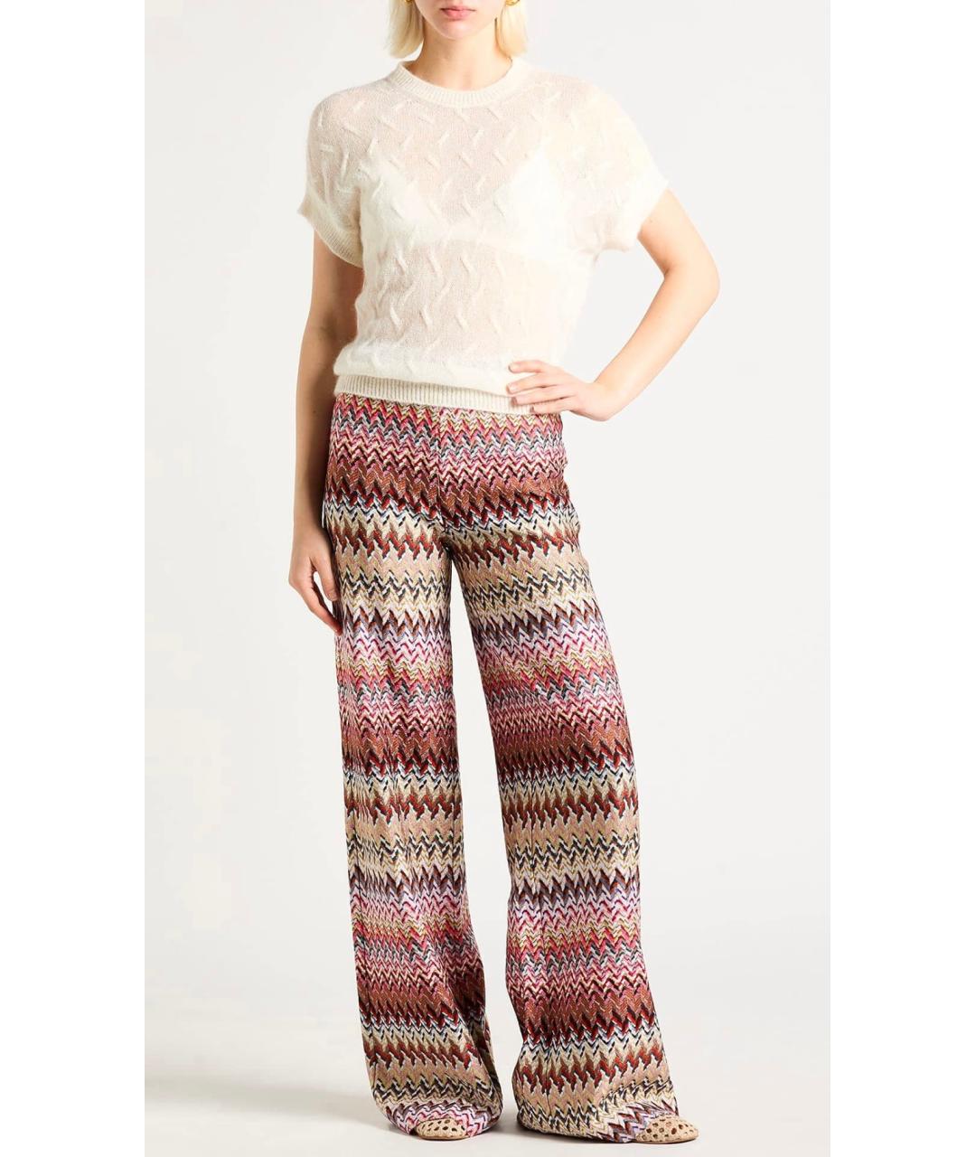 MISSONI Мульти вискозные брюки широкие, фото 2