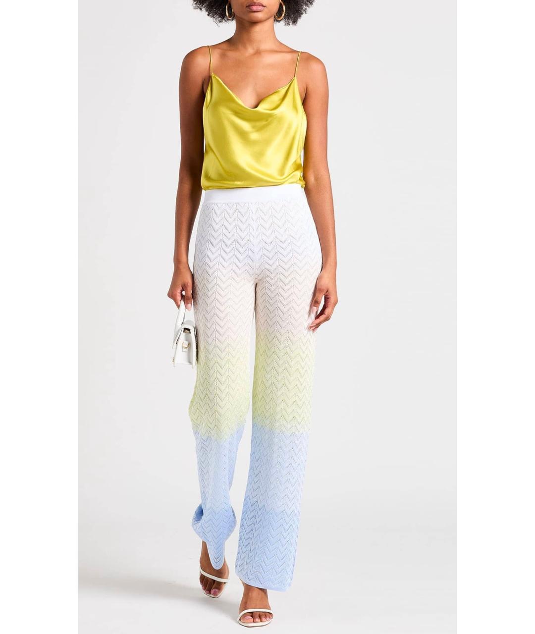 MISSONI Мульти вискозные прямые брюки, фото 2