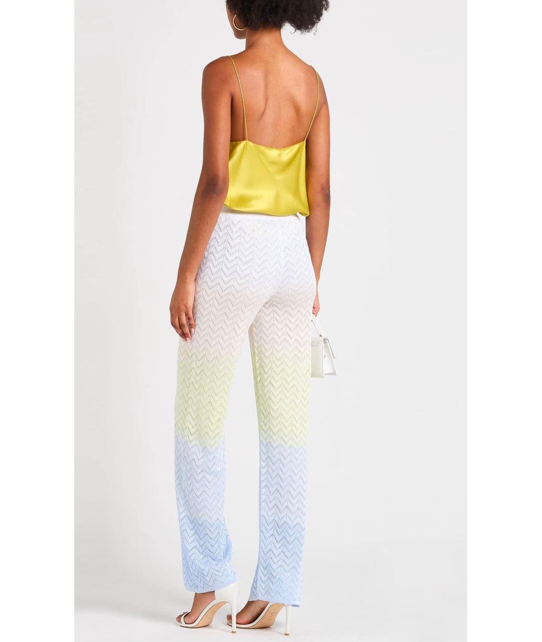 MISSONI Мульти вискозные прямые брюки, фото 3