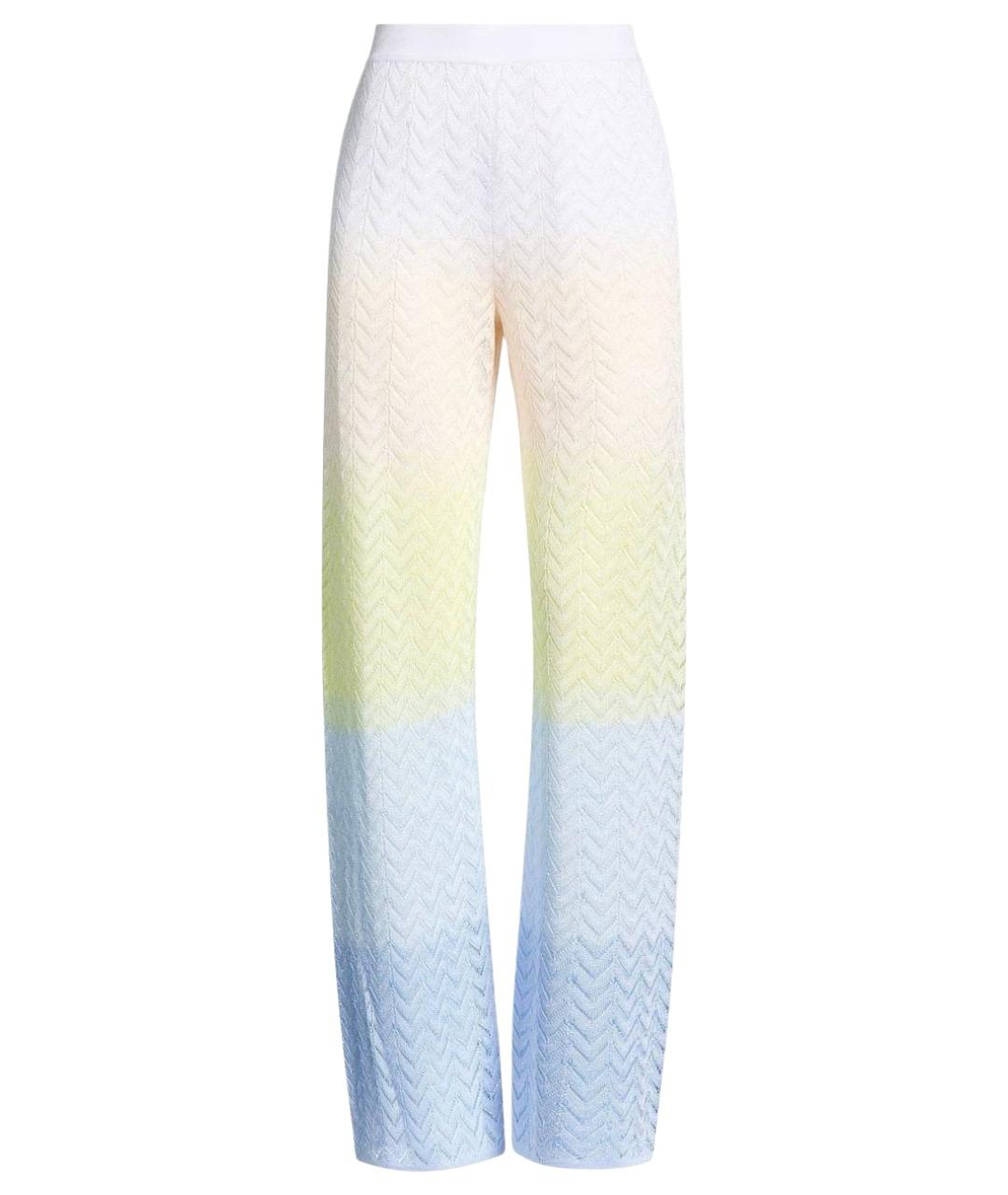 MISSONI Мульти вискозные прямые брюки, фото 1
