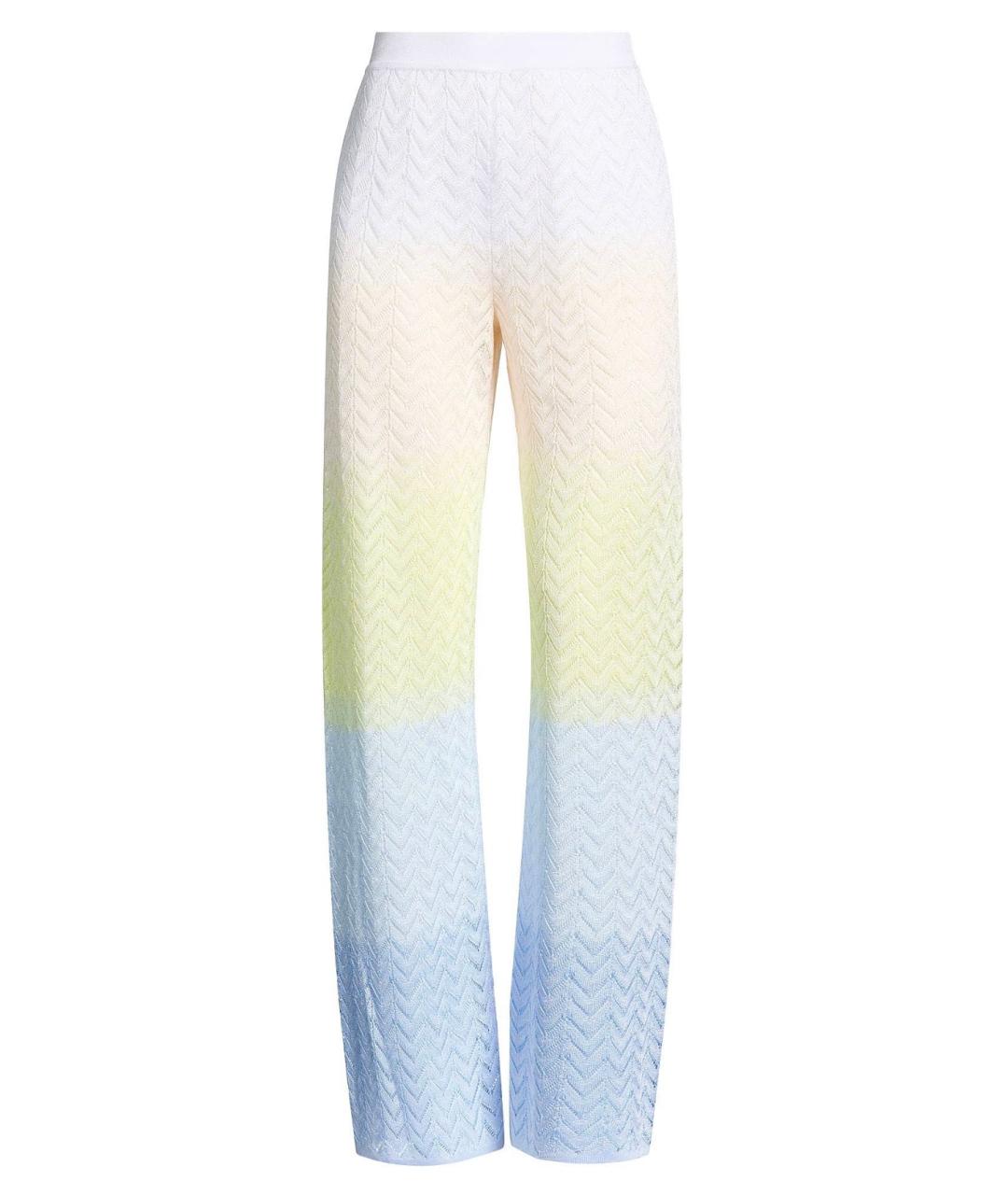 MISSONI Мульти вискозные прямые брюки, фото 4