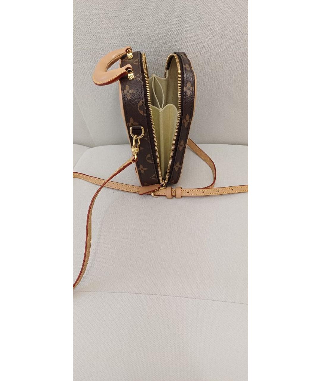 LOUIS VUITTON Коричневая сумка через плечо, фото 4