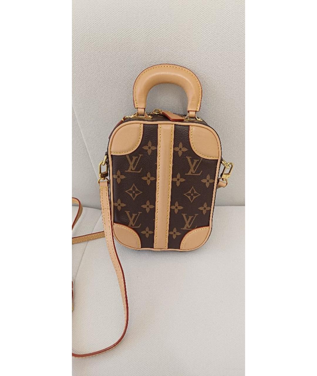 LOUIS VUITTON Коричневая сумка через плечо, фото 3
