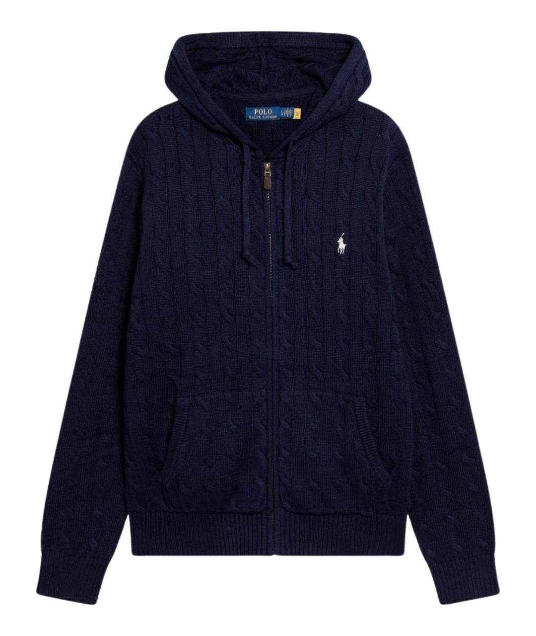 POLO RALPH LAUREN Синий хлопковый кардиган, фото 1