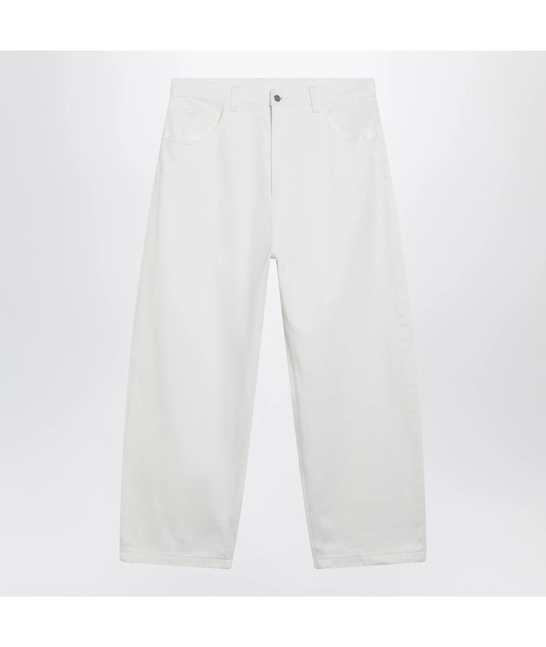 CARHARTT WIP Белые хлопковые прямые джинсы, фото 3